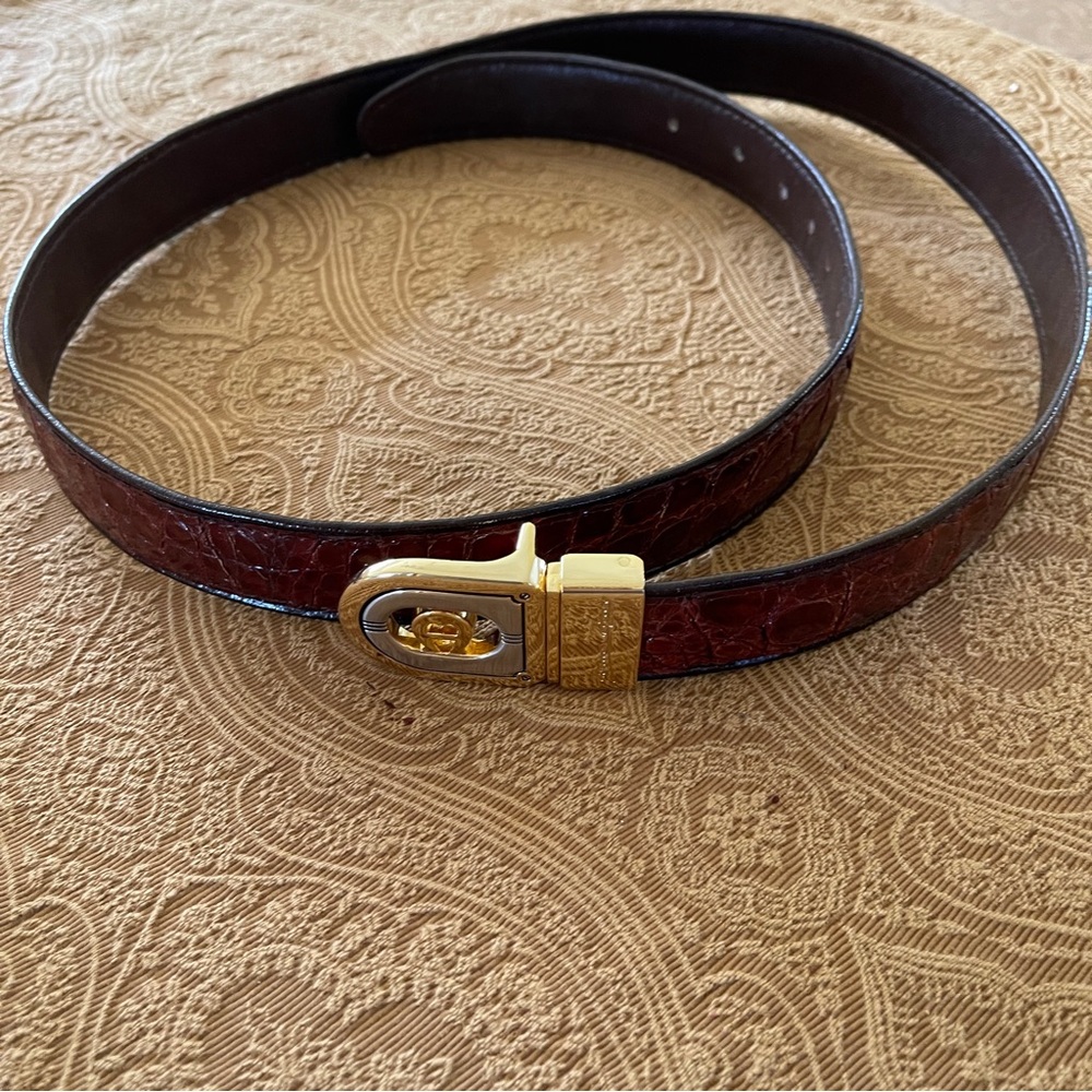 Leather belt